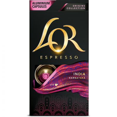 Lor Kawa mielona w kapsukach Espresso India system Nespresso 10 x 5,2 g