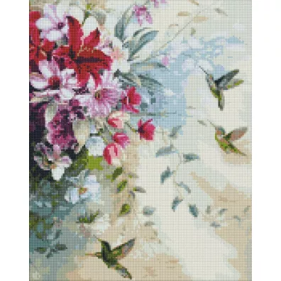 Ideyka Diamentowa mozaika - Magia wiosny 40 x 50 cm