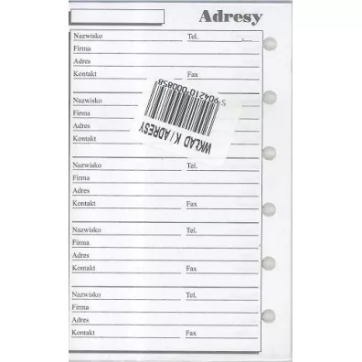 Antra Wk�ad do organizera Adresy