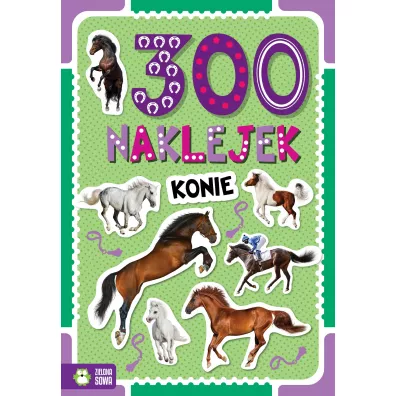 300 naklejek. Konie