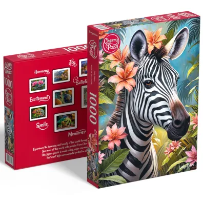 Puzzle 1000 el. Lady Zebra CherryPazzi
