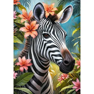 Puzzle 1000 el. Lady Zebra CherryPazzi