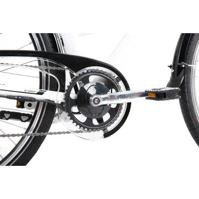 Romet Rower elektryczny GAZELA RM bia�o-czarny 20 L