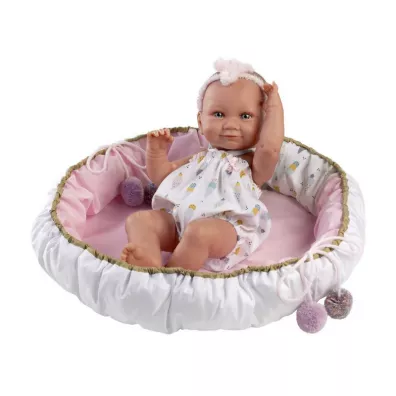 Lalka winylowa bobas Nica w kokoniku 40cm Llorens