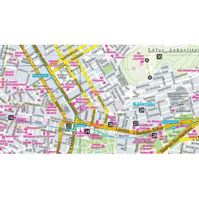 Ateny map&guide PL laminat 2024