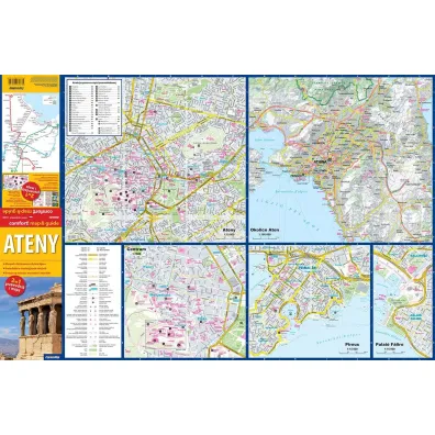 Ateny map&guide PL laminat 2024