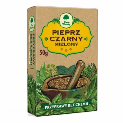 Dary Natury Pieprz czarny mielony 50 g