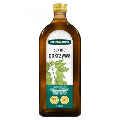 Premium Rosa Sok NFC z pokrzywy 100% 500 ml