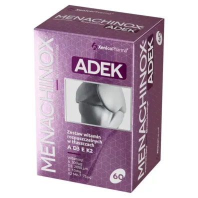 Xenico Pharma Menachinox ADEK - suplement diety 60 kaps.