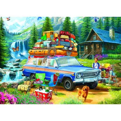 Puzzle 1000 el. Jeep Loading the Wagoneer by Eurographics