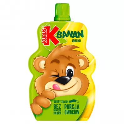 Kubu Mus 100% banan jabko 100 g