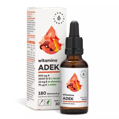 Aura Herbals Witamina ADEK suplement diety 30 ml