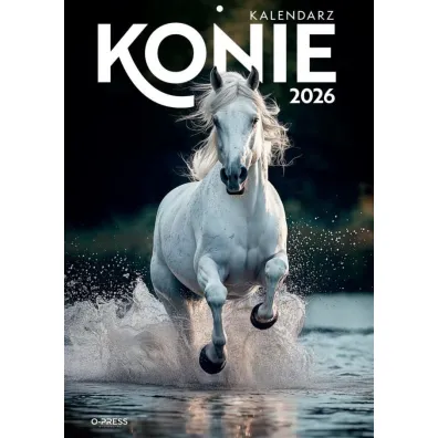 Opress Kalendarz 2026 A4 wieloplanszowy Konie