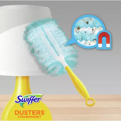 Swiffer Duster Kit miote�ka do kurzu r�czka + 4 wk�ady