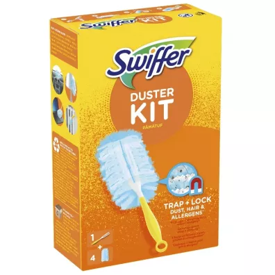 Swiffer Duster Kit miote�ka do kurzu r�czka + 4 wk�ady