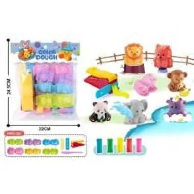 Zestaw ciastoliny 3D Animal Pattern Dough Merkpol