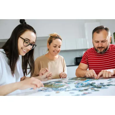 Puzzle 1000 el. Art Collection. �niadanie wio�larzy Trefl