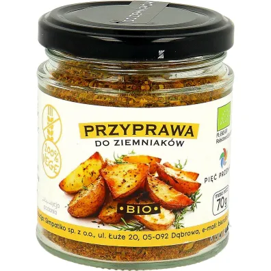 Pi�� Przemian Przyprawa do ziemniak�w bezglutenowa 70 g Bio