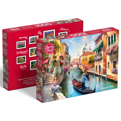 Puzzle 1000 el. Summer in Venice CherryPazzi