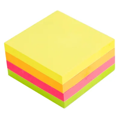 Notes samoprzylepny mix DELI 76x76mm 400 kartek