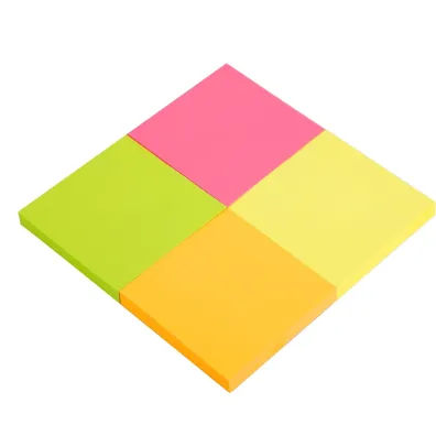 Notes samoprzylepny mix DELI 76x76mm 400 kartek
