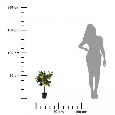 ProGarden Sztuczne cytrusowe drzewko w donicy 60 cm