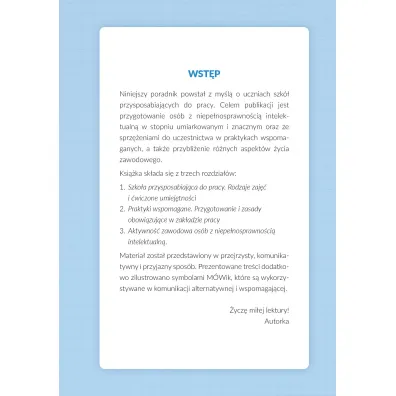 Praktyki wspomagane. Poradnik dla uczni�w szk� przysposabiaj�cych do pracy