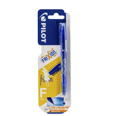 Pi�ro kulkowe Frixion Pilot  0,5 niebieskie blister