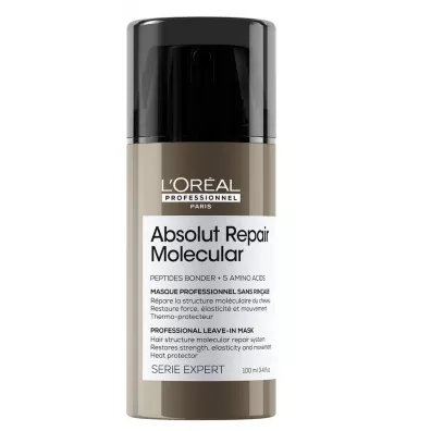 LOreal Professionnel Absolut Repair Molecular regeneruj�ca maska do w�os�w zniszczonych bez sp�ukiwania 100 ml