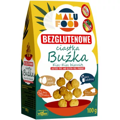 Malu Food Ciastka buka bez cukru bezglutenowe 100 g
