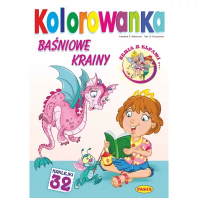 Ba�niowe krainy. Kolorowanka - Ernest B��dowski, W�odzimierz Kruszewski