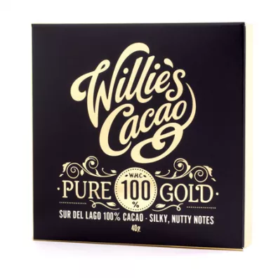 Willies Cacao Czekolada 100% Pure Gold Wenezuela 40 g