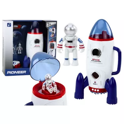 Rakieta kosmiczna ze �wiat�em i d�wi�kiem LeanToys