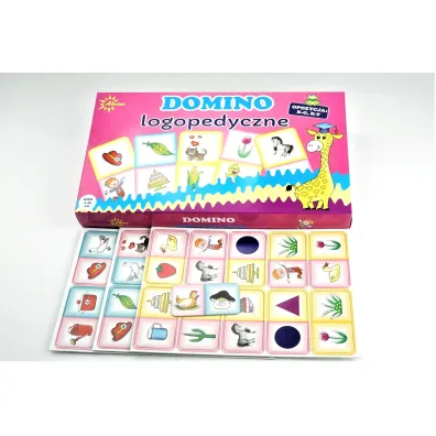 Domino logopedyczne  J-R,  R-L Abino