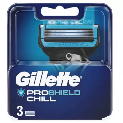 Gillette Proshield Chill wymienne ostrza 3 szt.