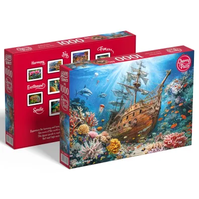 Puzzle 1000 el. Sunken Treasure CherryPazzi