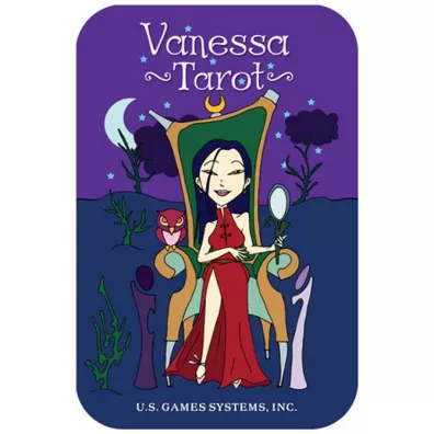 Vanessa Tarot, karty do wr�enia, w metalowym pude�ku