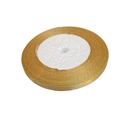 Brewis Wst��ka satynowa 186 ciemny z�oty 6mm/32m