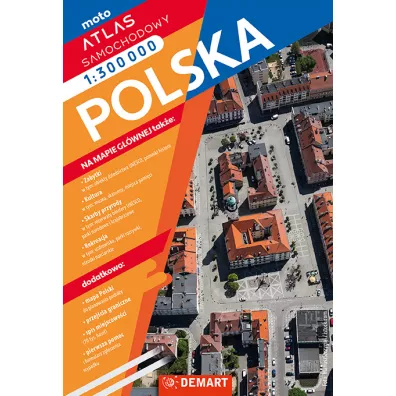 Atlas samochodowy Polska 1:300 000