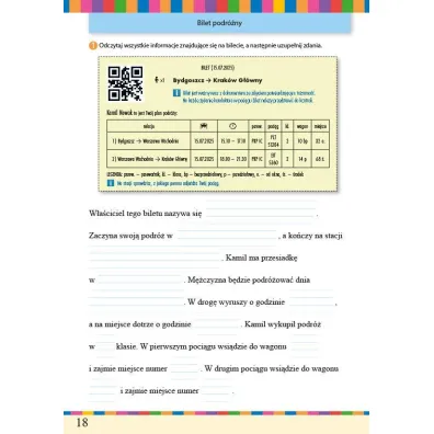 Id� do szko�y. Czytanie ze zrozumieniem. Klasa 1