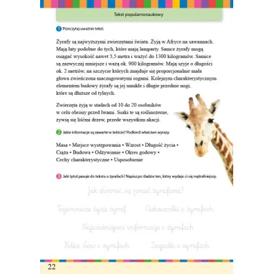 Id� do szko�y. Czytanie ze zrozumieniem. Klasa 1