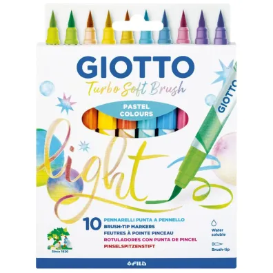 Giotto Pisaki Turbo Soft Brush pastel 10 kolor�w