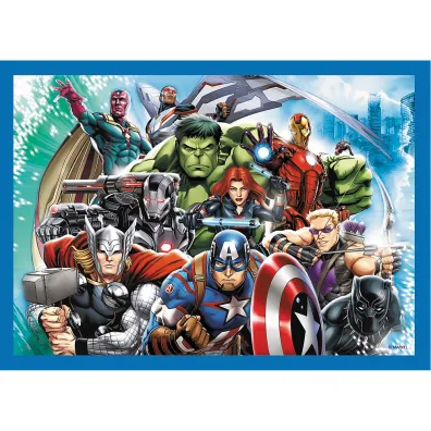 Puzzle 4w1 - Odwa�ni Avengersi (35+48+54+70 el.) Trefl