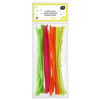 Interdruk Druciki kreatywne neonowe 30cm