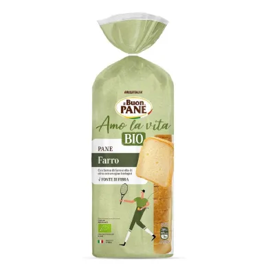 Il Buon Pane Chleb tostowy orkiszowy krojony 400 g Bio