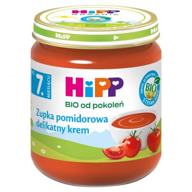 Hipp Zupka pomidorowa delikatny krem po 7. miesicu 200 g Bio
