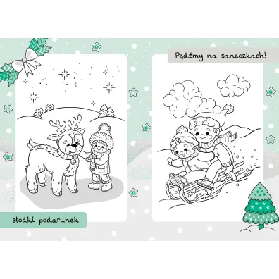 Malowanka B5 Malowanki z Miko�ajem. Choinka SKRZAT 079159