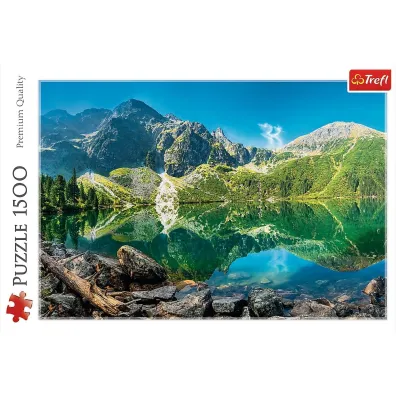 Puzzle 1500 el. Jezioro Morskie Oko, Tatry, Polska Trefl