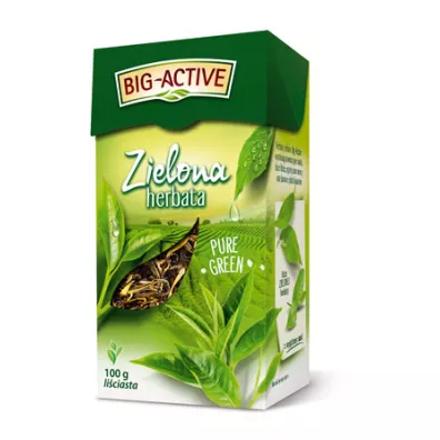 Big-Active Herbata zielona li�ciasta. Pure Green 100 g