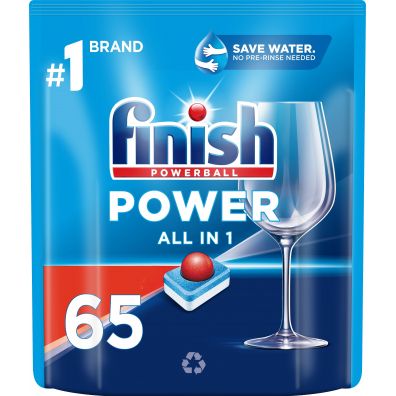 Finish Tabletki do zmywarki Power All-in-1 Fresh 65 szt.